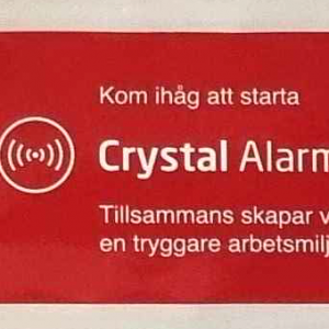 Dekal – Starta Crystal Alarm – (12-pack)